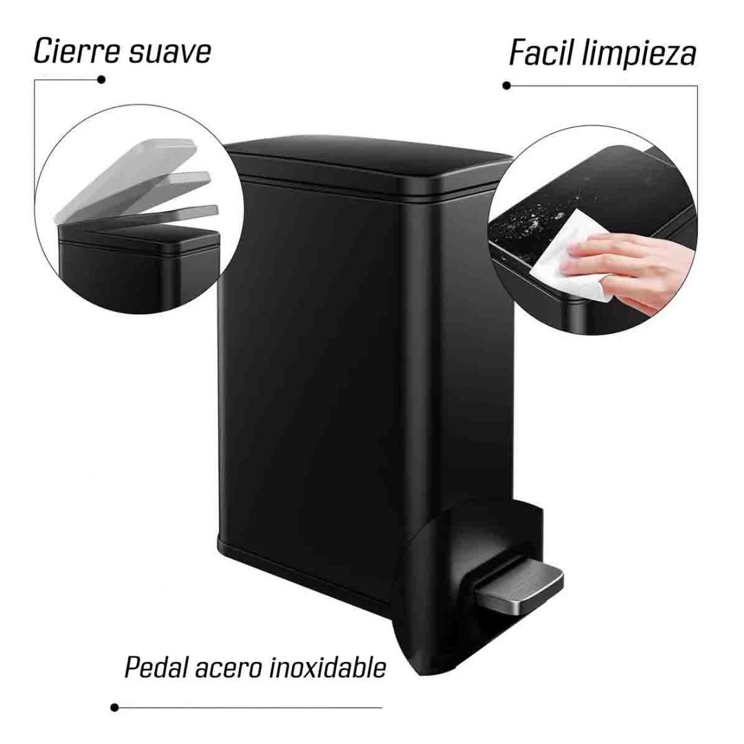 cesto-trinity-30-lts-acero-negro-csoft-proqualit-pro30n