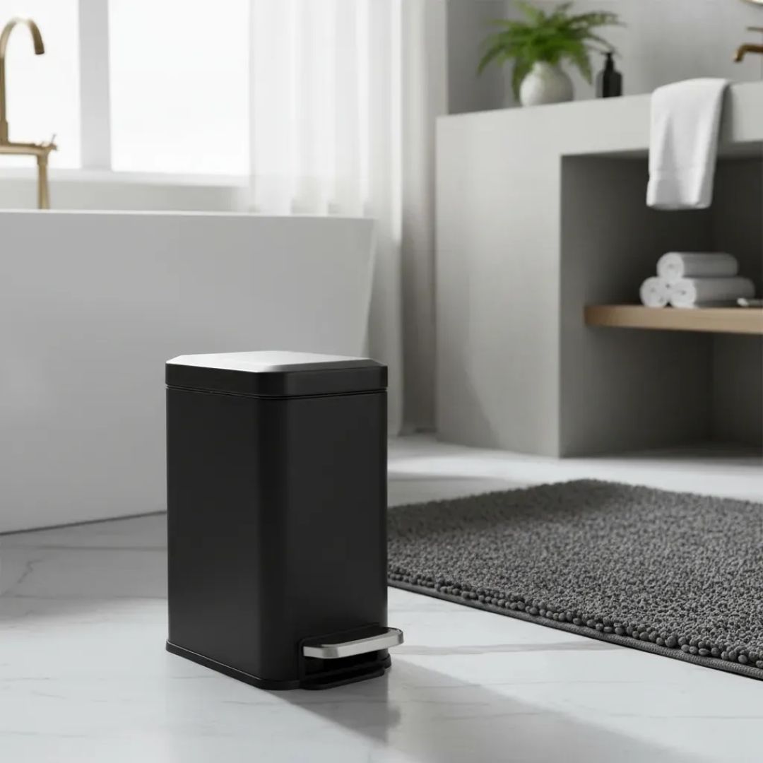 cesto-trinity-6-lts-acero-negro-csoft-proqualit-pro06n